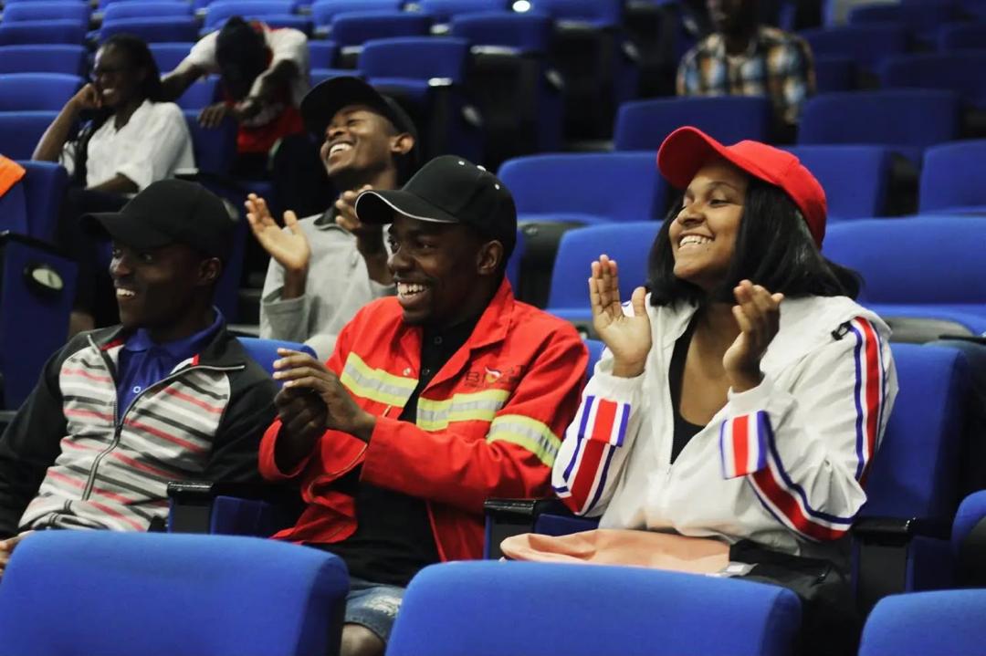 Attendees applauding during a presentation at BIUST