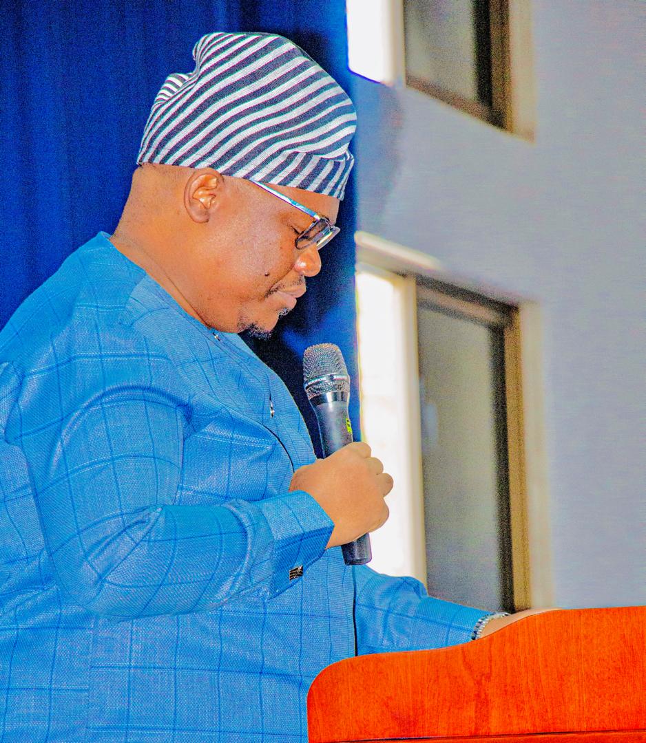 Pula Wealth Group Group CEO delivering a speech at a Career and Business Breakthrough event in Lusaka